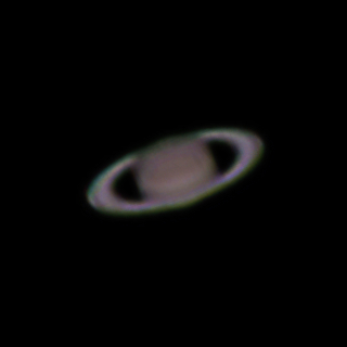 Сатурн в августе - астрофотография