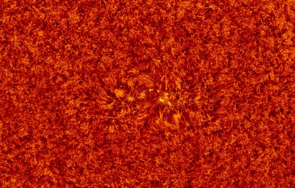 2018.08.04 Sun AR12717 animation H-Alpha - астрофотография