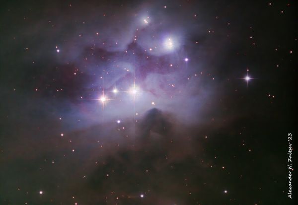 Туманность Бегущий человек (Running Man Nebula, Sh2-279, NGC 1977) - астрофотография