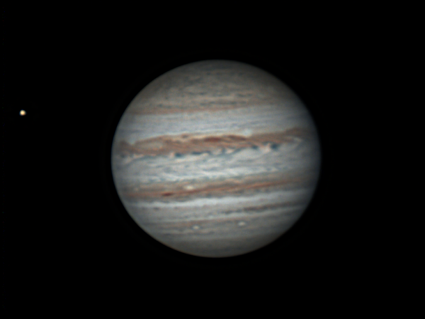 Юпитер 28.09.23.  1:38...1:43 МСК - астрофотография