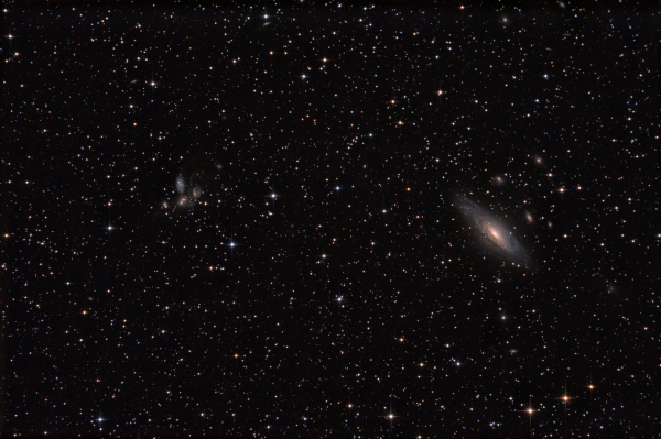 NGC 7331 и Квинтет Стефана - астрофотография