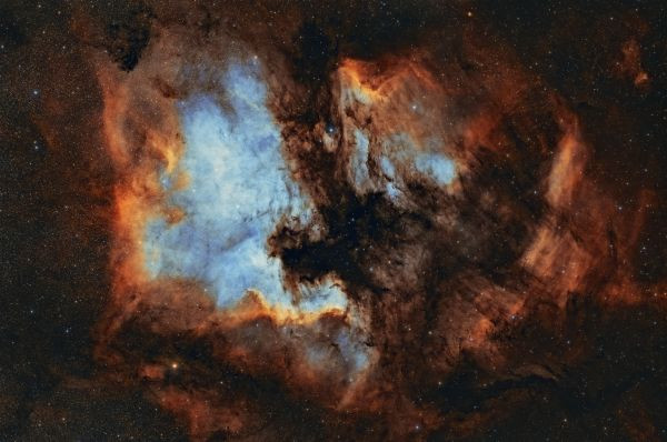 NGC 7000 & IC 5070 HOO - Astrophotography