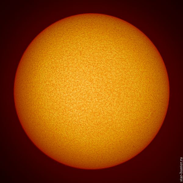 The Sun in H-alpha line. July 14, 2019, 12:08. - астрофотография