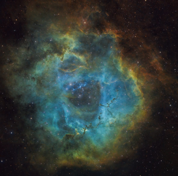 Rosette Nebula - астрофотография