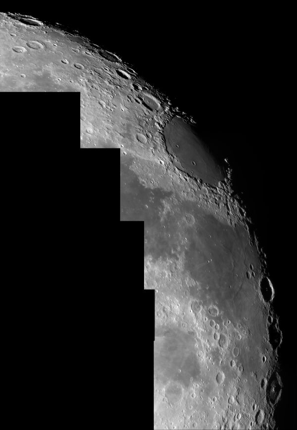 2016.03.26 Moon Terminator mosaic - астрофотография