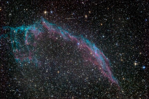 NGC6992 &amp; NGC6995. Туманность Сеть. - астрофотография
