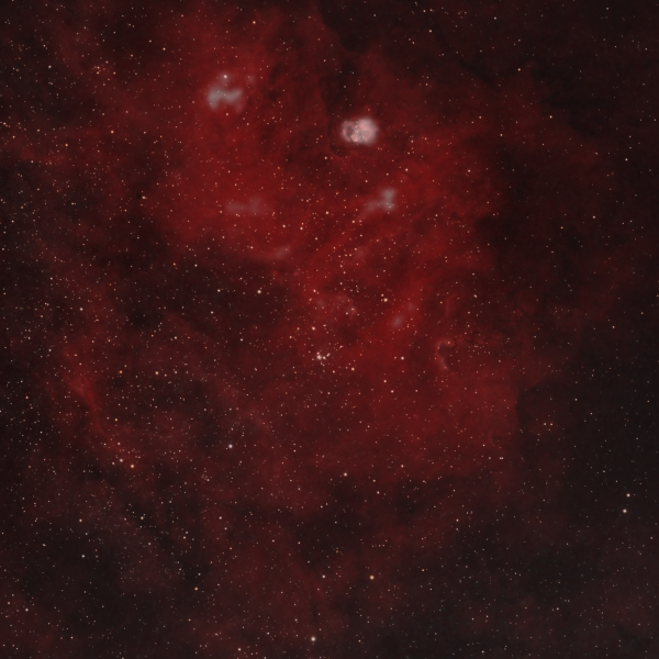 SH2-54 & NGC6604 - астрофотография