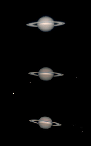 Saturn and moons 01.10.2026/ 27.09.2026 - Astrophotography