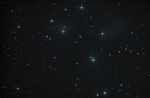 M 45 скопление Плеяды - астрофотография