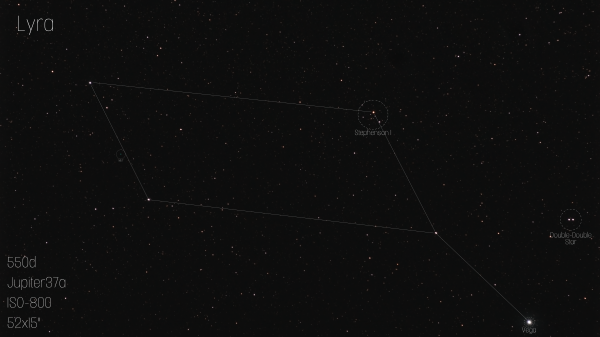 Lyra, M57 - астрофотография