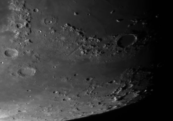 Plato crater, Montes Alpes, Vallis Alpes, Montes Tenerife 01.05.2020 - астрофотография