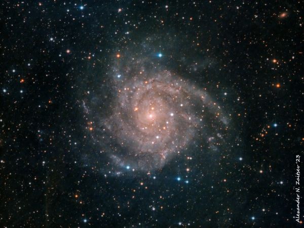 Галактика IC342 (UGC2847, Caldwell5) в LRGB - астрофотография