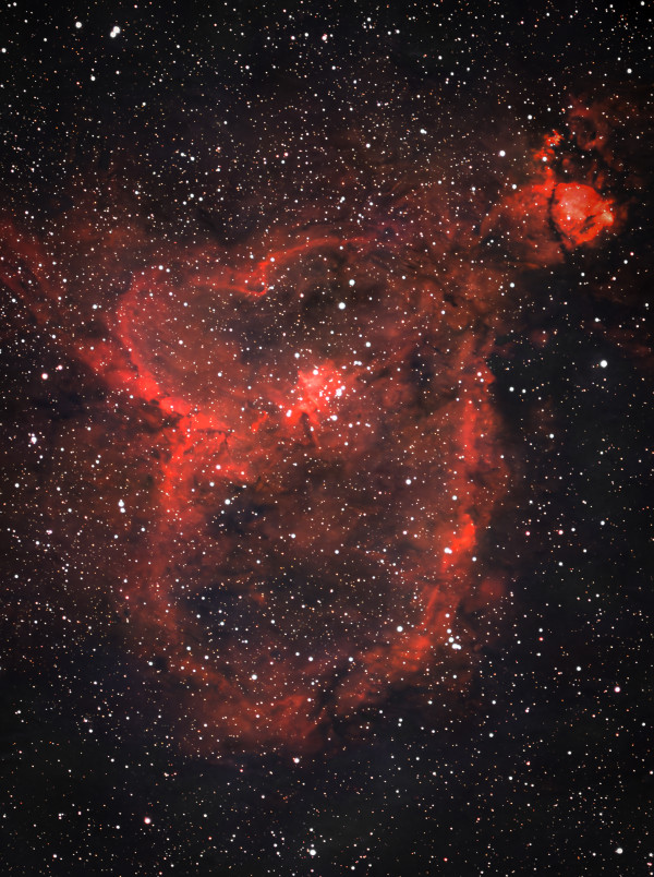 IC 1805 (Heart Nebula & Fish Head Nebula) - Astrophotography