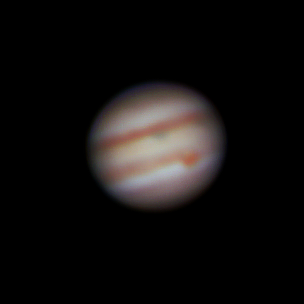 Юпитер в июле - астрофотография