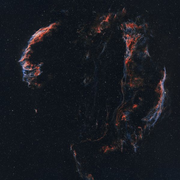 NGC 6992, NGC 6960, NGC 6974 - The Veil Nebula