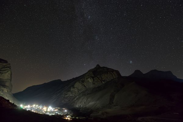 Ночь над Эль-Тюбю - астрофотография