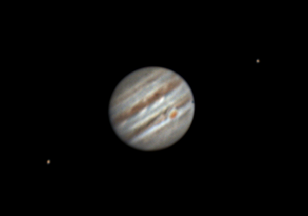 Jupiter, Io and Europa - Astrophotography