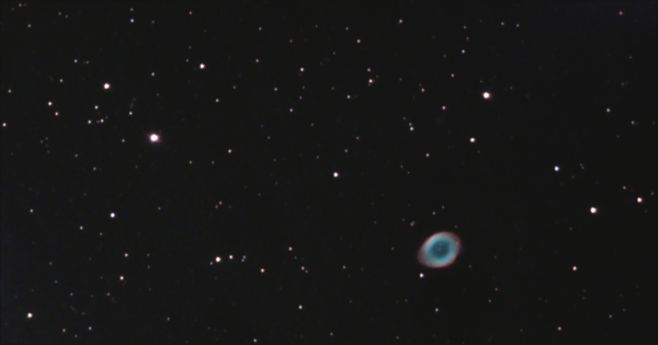 Планетарная туманность кольцо М57 в Лире. 16.05.2021. - астрофотография
