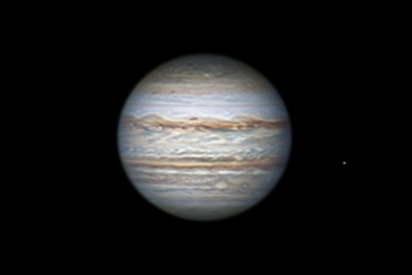 Jupiter and Io, 27.08.2022 - астрофотография