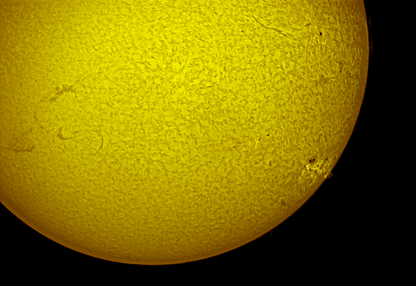Вечернее Солнце от 29.03.2024 - астрофотография