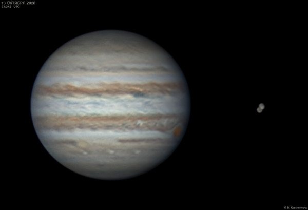 Jupiter, Ganymede, and Callisto.