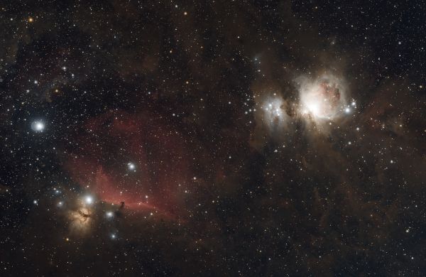 M42 + IC434 - астрофотография