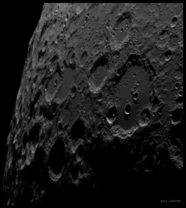 The surroundings of the Clavius crater - Astrophotography