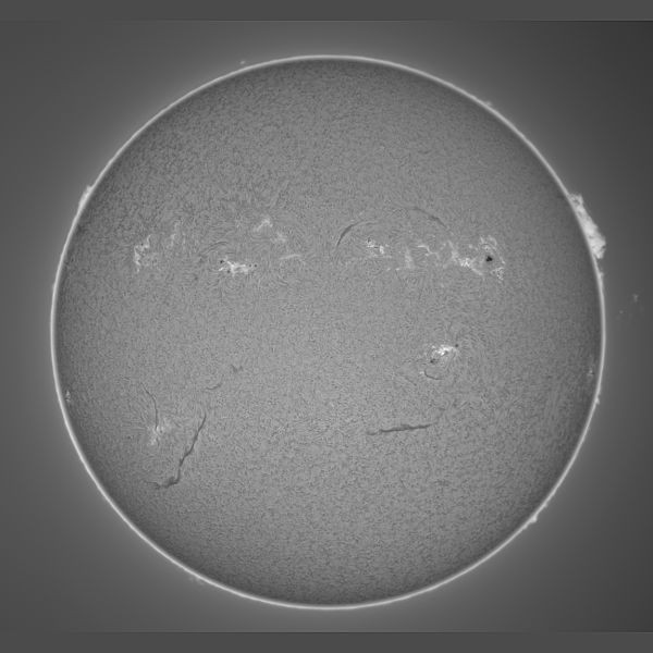 Sun (chromosphere Ha) 05.06.2026 05:58 UT - Astrophotography