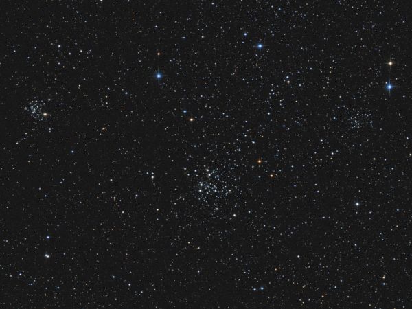 Open Clusters NGC654, NGC659, NGC663 - астрофотография