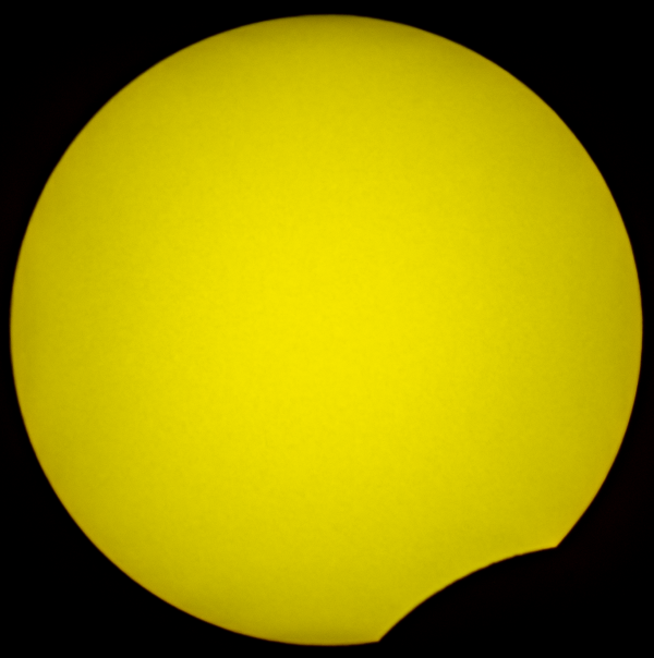 Солнечное затмение 21.06.20 (макс.ф. в Киеве) - астрофотография