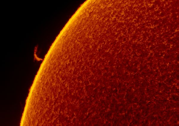 2017.08.05 Sun H-Alpha - астрофотография
