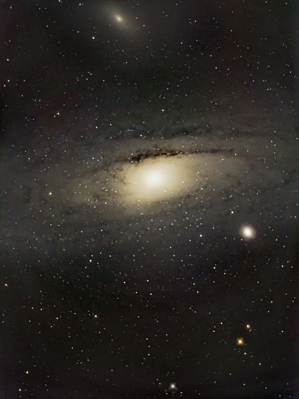 Галактика м31 в андромеде - астрофотография