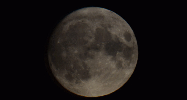 Moon and airplane. GIF. 28.06.26 - Astrophotography