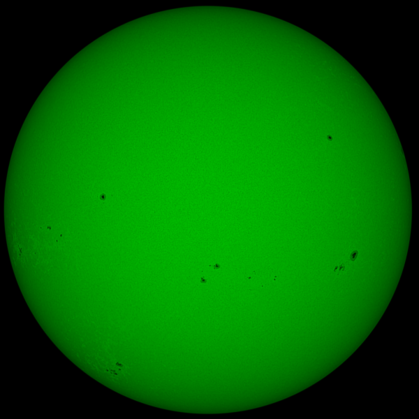 Солнце в континууме 15.04 - астрофотография