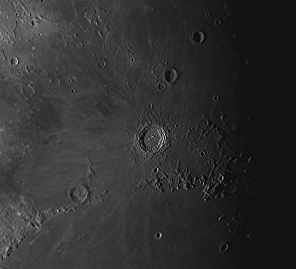 Кратер Коперник 30.06.20 - астрофотография