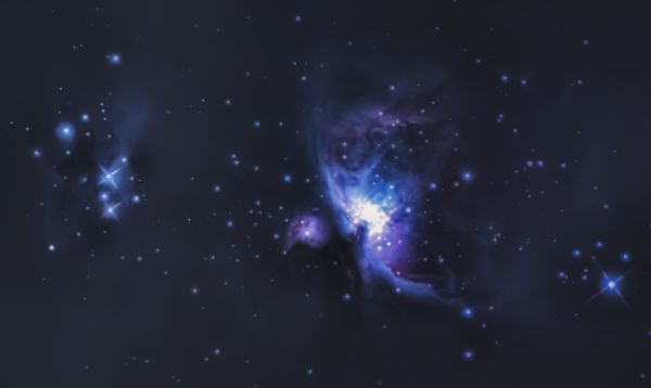 М42 Туманность Ориона-и туманность Бегущий человек NGC 1977-27.02.2023 - астрофотография