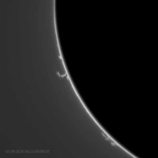 Prominence 01.09.2026 - Astrophotography