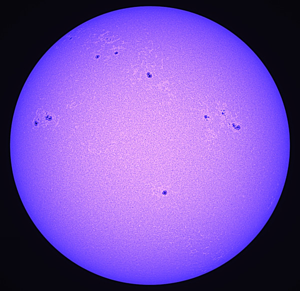 Chromosphere in CaK from March 29, 2026 - Astrophotography
