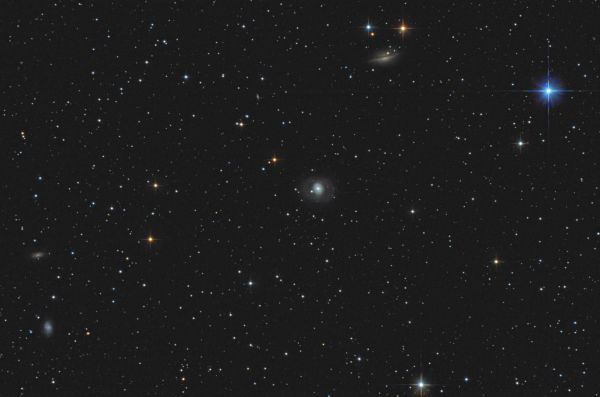 Cetus Galaxy group - M77, NGC1055, 1087, 1090. - астрофотография