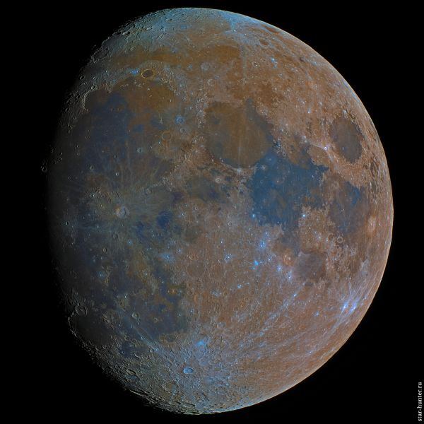Color Moon, November 8, 2019, 19:39 - астрофотография