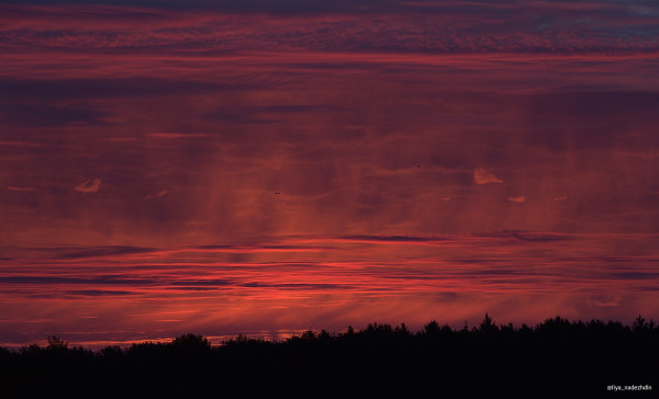 Fiery dawn - Astrophotography