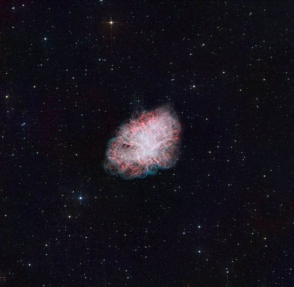 M1 Крабовидная туманность RGB - астрофотография