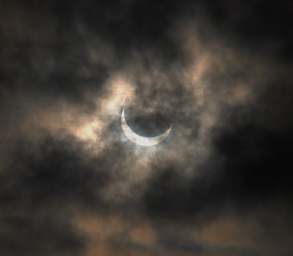 Partial solar eclipse 25.10.2022 - Astrophotography