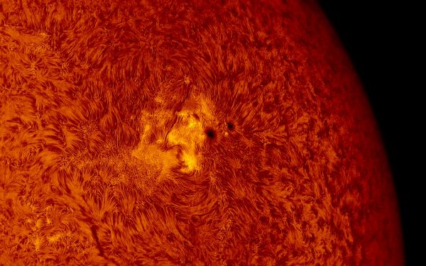 2015.11.07 Sun AR2443 H-Alpha - астрофотография