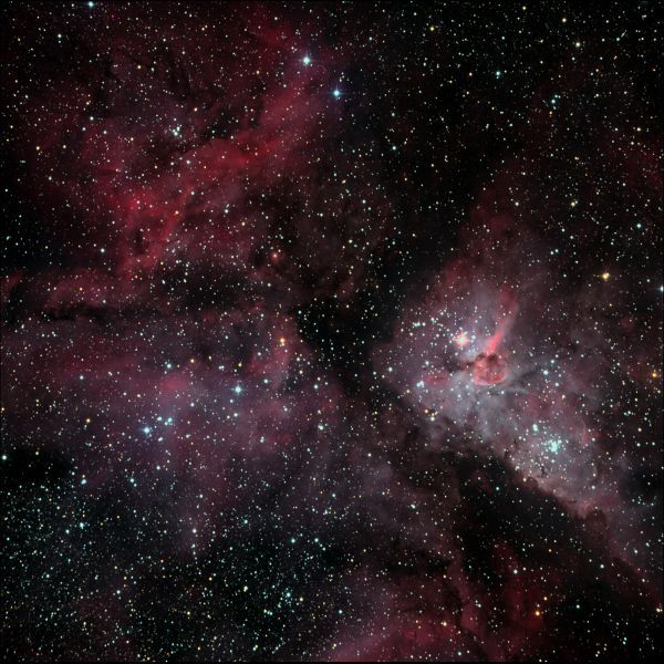 NGC 3372 (Туманность Киля) - астрофотография