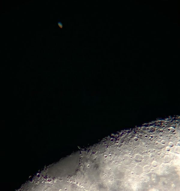 Saturn and Moon conjunction  - астрофотография