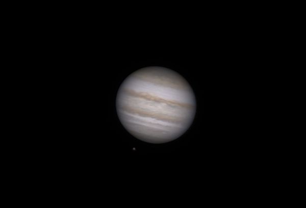 Юпитер и Каллисто в 23.56 21.09.22 г.  - астрофотография