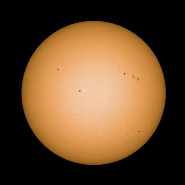 Солнце 18.06.2022 07:40 МСК - астрофотография
