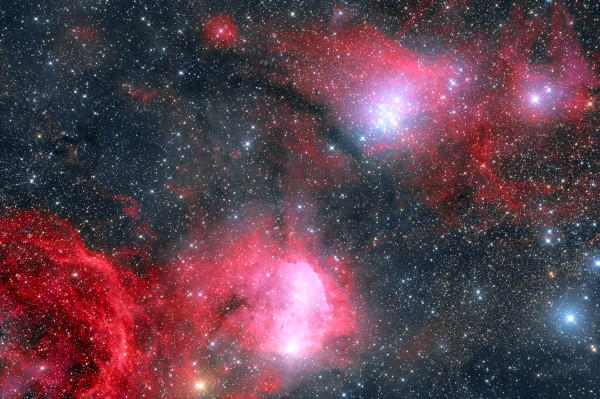 NGC 3324 Gabriela Mistral Nebula and the Pearl Cluster - Astrophotography