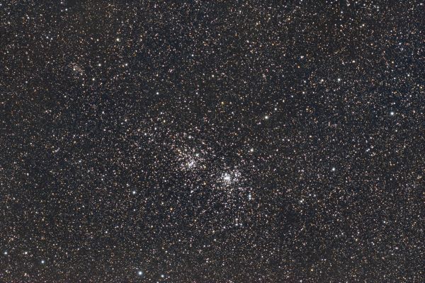 NGC 884 and NGC 869 (Double Cluster or Caldwell 14), NGC 957 in Perseus - астрофотография